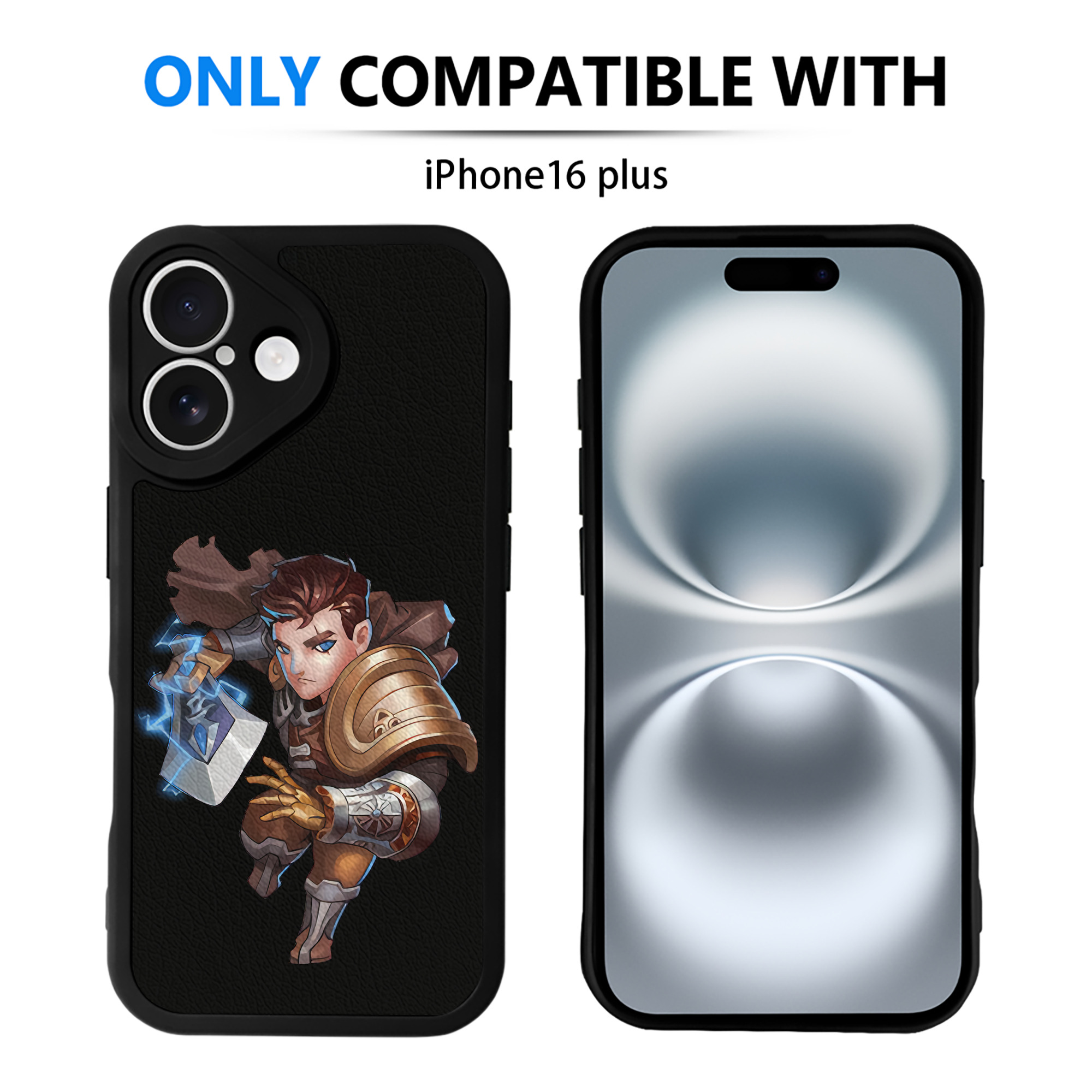 リーグ・オブ・レジェンド League of Legends LOL 【iPhone 16シリーズ対応】シリコンスマホケース（レザー調） 材質：シリコン